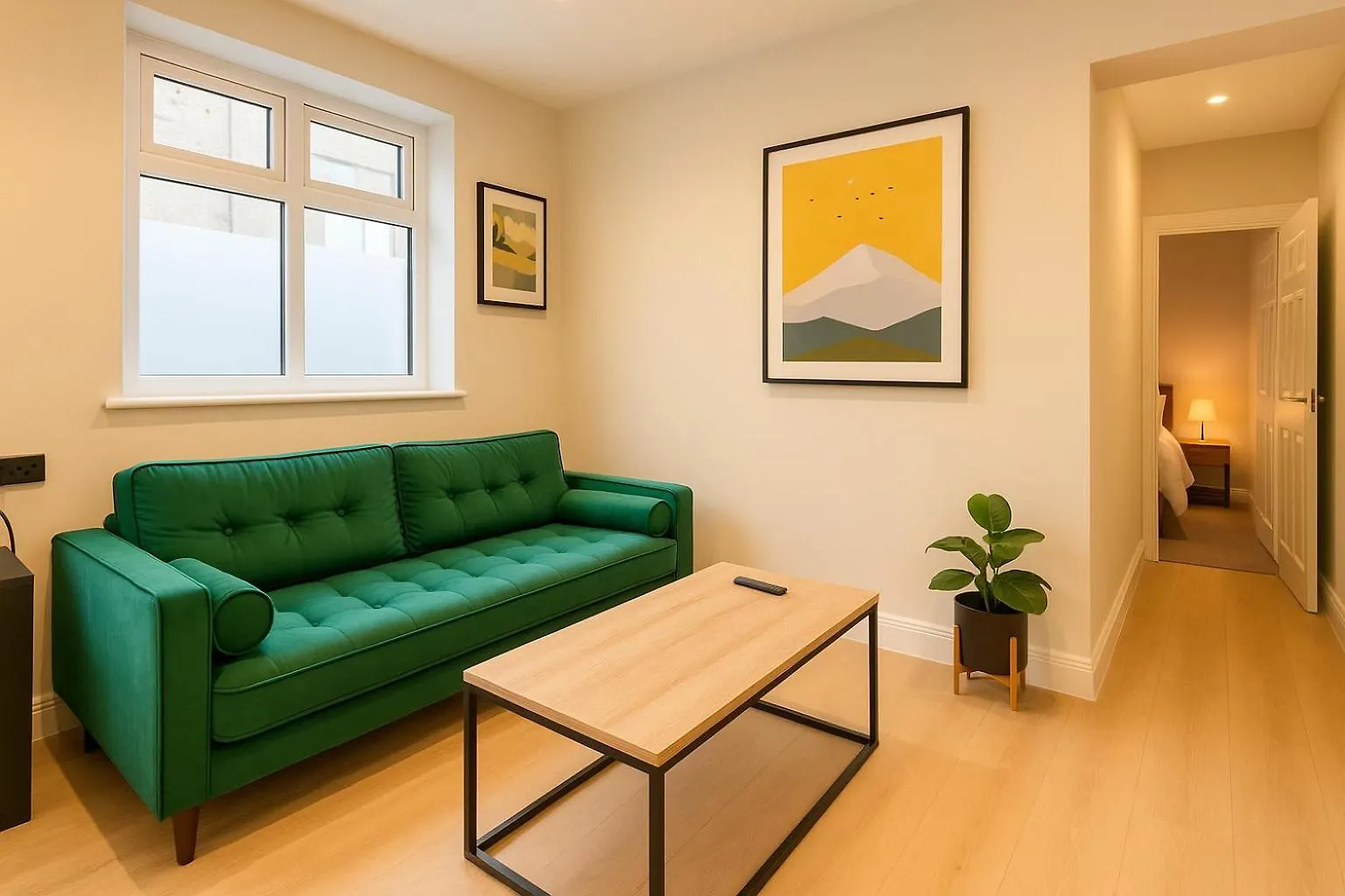 Modern Central Apartment + King Size Bed + Garden Cardiff